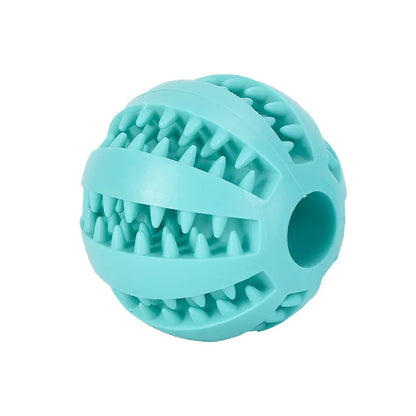 Dog Toy Ball Interactive Rubber Balls Puppy Chewing Toys Pet Tooth Cleaning Ball Cats Pets Food Treat Feeder Silicone Balls Toy