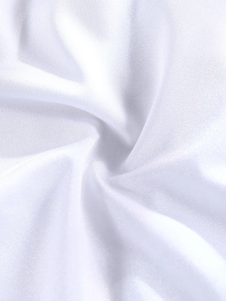 Miyouj Solid Color Swimwear Women's Swimsuit Bandage One Piece Suit High Waist Beachwear High Cut Bathsuit Hollow Out Swimsuits