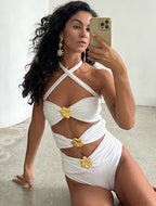 2025 Fashionable Women's Two-Piece Swimsuit - Vibrant Neon Green Color Perfect for Beach Wear and Pool Parties Summer Getaways Luxlife Brands