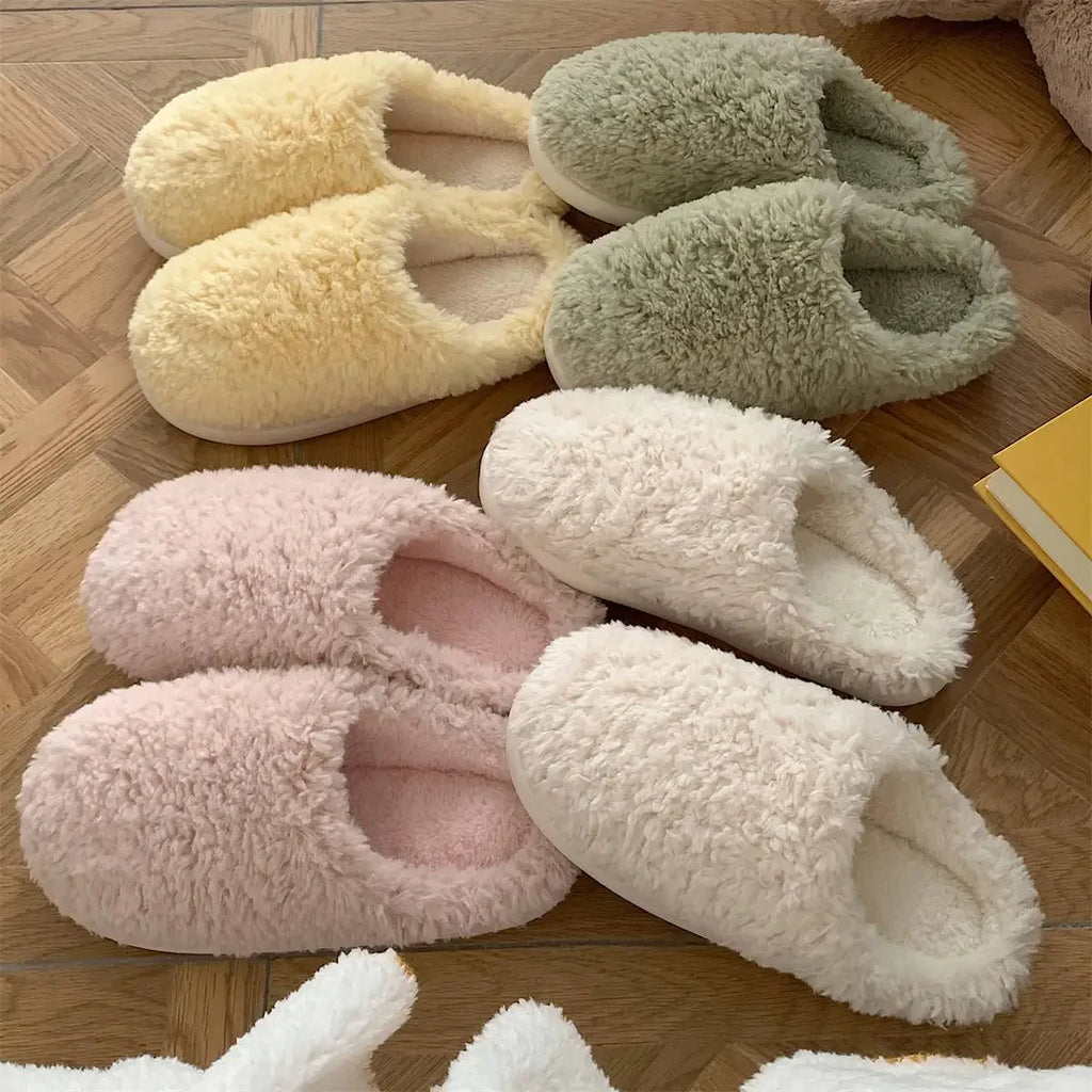 Teddy Cozy Home Slippers LUXLIFE BRANDS