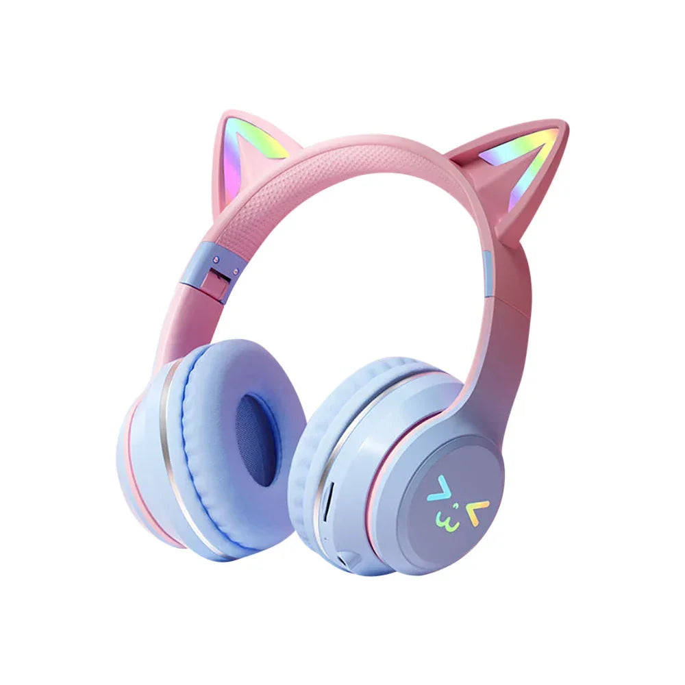 Kids Unicorn Gradient Wireless Headphones