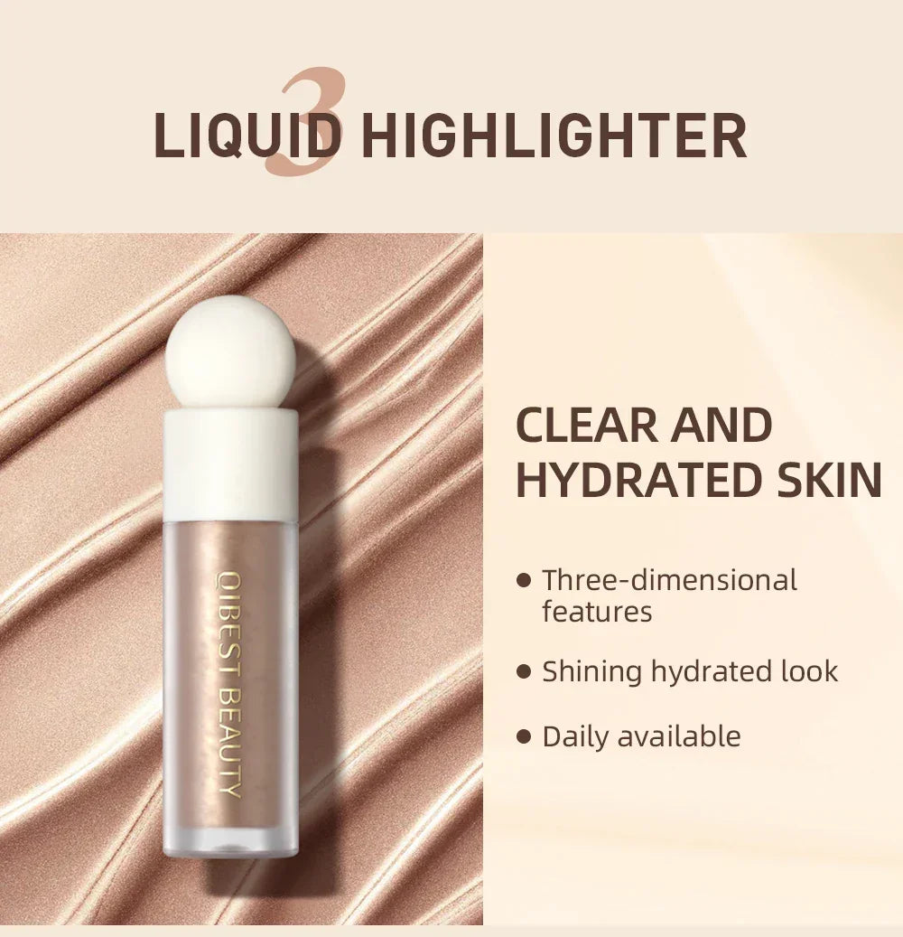 Waterproof Soft Cream Highlighter + Bronzer + Contour + Blush