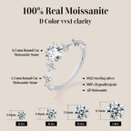 ATTAGEMS New Moissanite Ring for Women Four claws s925 Silver Rings Yellow Gold Plated Classic Anniversary Jewelry Free Shipping Luxlife Brands