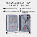 Lux Spinner Luggage Suitcase LUXLIFE BRANDS