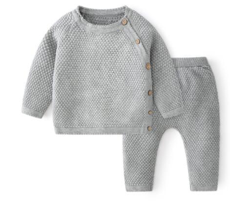 Toddler Baby Boys Girls Clothing Sets Fall Winter Cardigan Sweater+Shorts Infant Baby Girls Boys Knit Suit Korean Style LUXLIFE BRANDS
