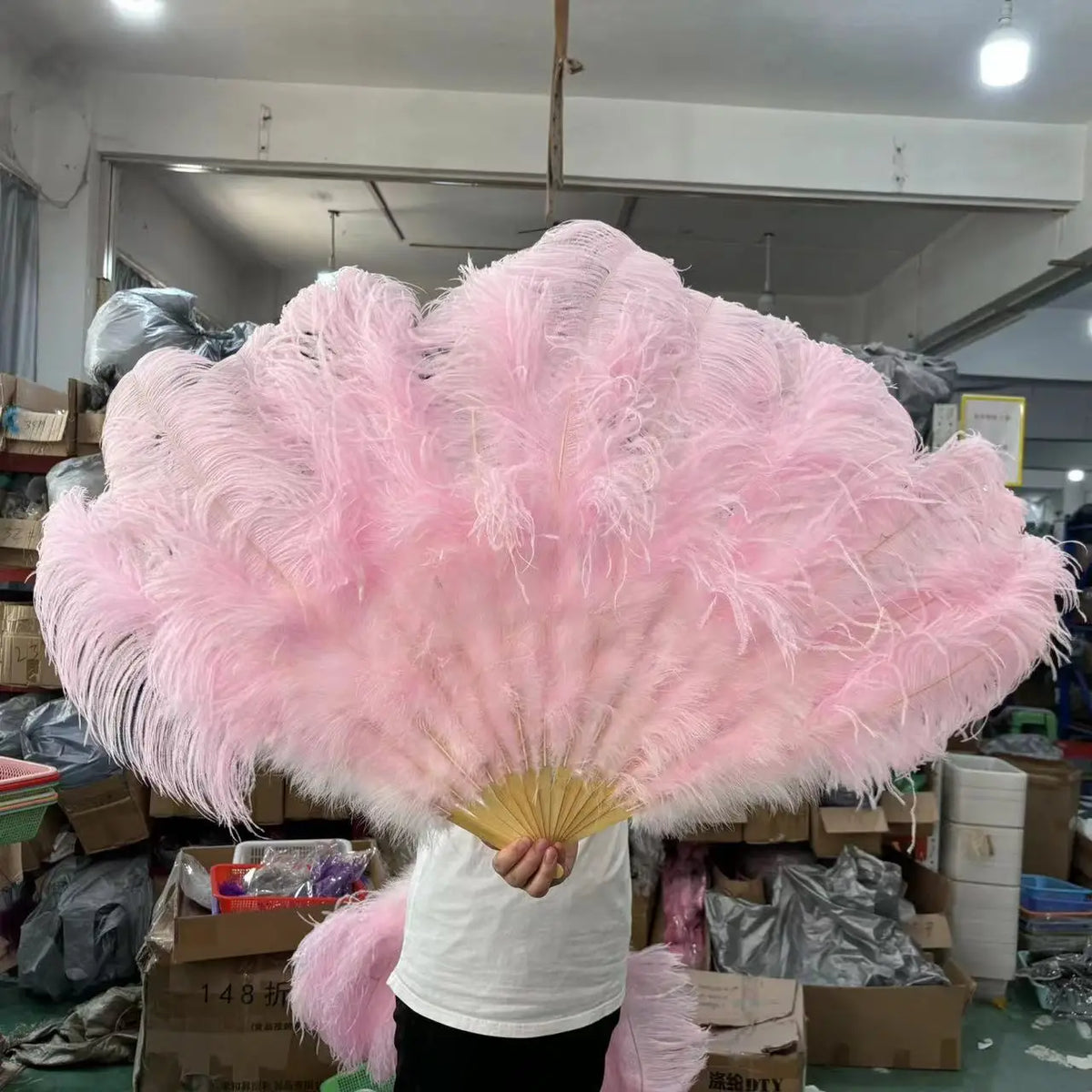 130CM Ostrich Feather Fans