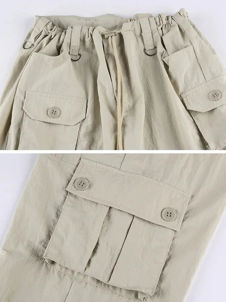 City Wide Leg Cargo Pants LUXLIFE BRANDS