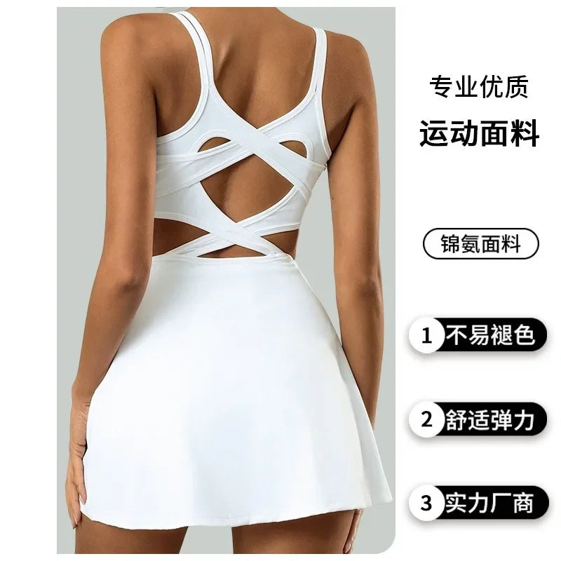 High Performance Tennis Jumpsuit Dress