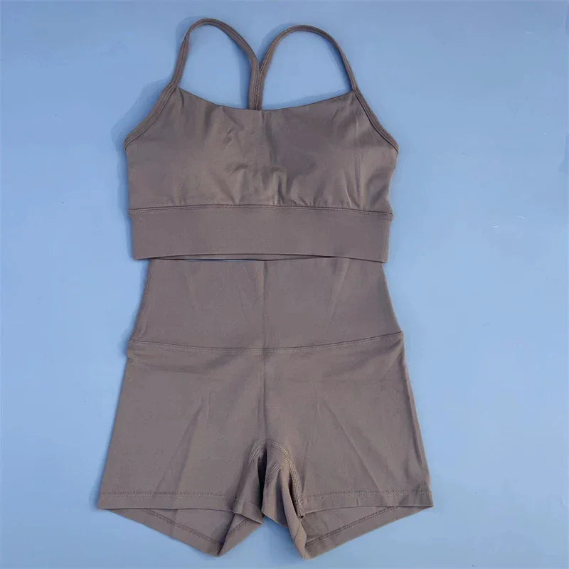 Lightweight Quick Dry Training Bra & Shorts Set