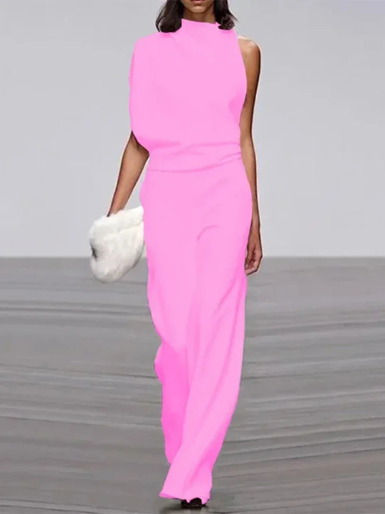 LUX Designer Wide Leg Jumpsuit