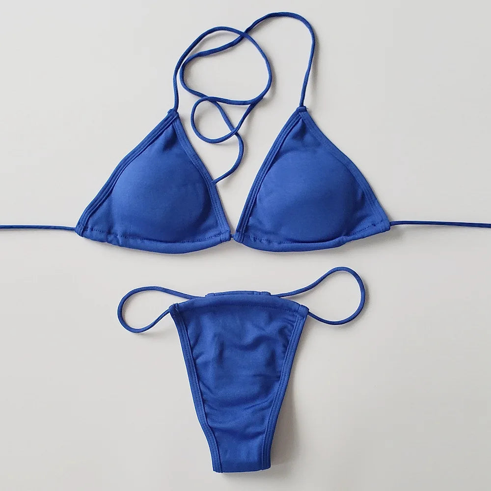 Sea Breeze High Waist Mini Bikini Luxlife Brands