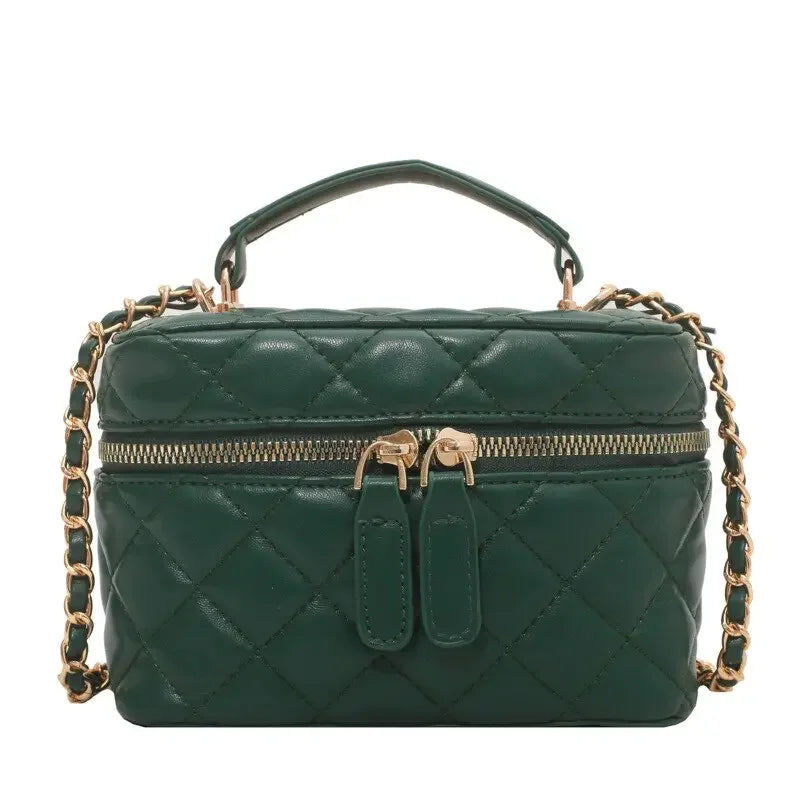 Luxury Mini Box Crossbody Bags for Women Sling Bag Brands Small Chains Shoulder Bag 2022 Square Purses and Handbags Tote Clutch