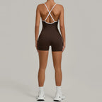 Workout Jumpsuit Sports Overalls Women Rompers Gym Clothing Running Bodysuits Fitness Suits Gym Tracksuit Sportswear Yoga Set Luxlife Brands