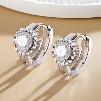 Serenity 2ct D Color Moissanite S925 Sterling Silver Earrings