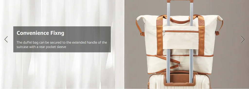 Hard Shell Luggage Sets with Duffel Bag and Toiletry Bag, TSA Lock