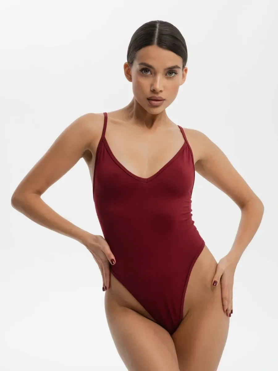 European and American solid color matching hot girl summer women's camisole with tight fitting jumpsuit