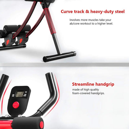 Foldable Height Adjustable Ab Trainer