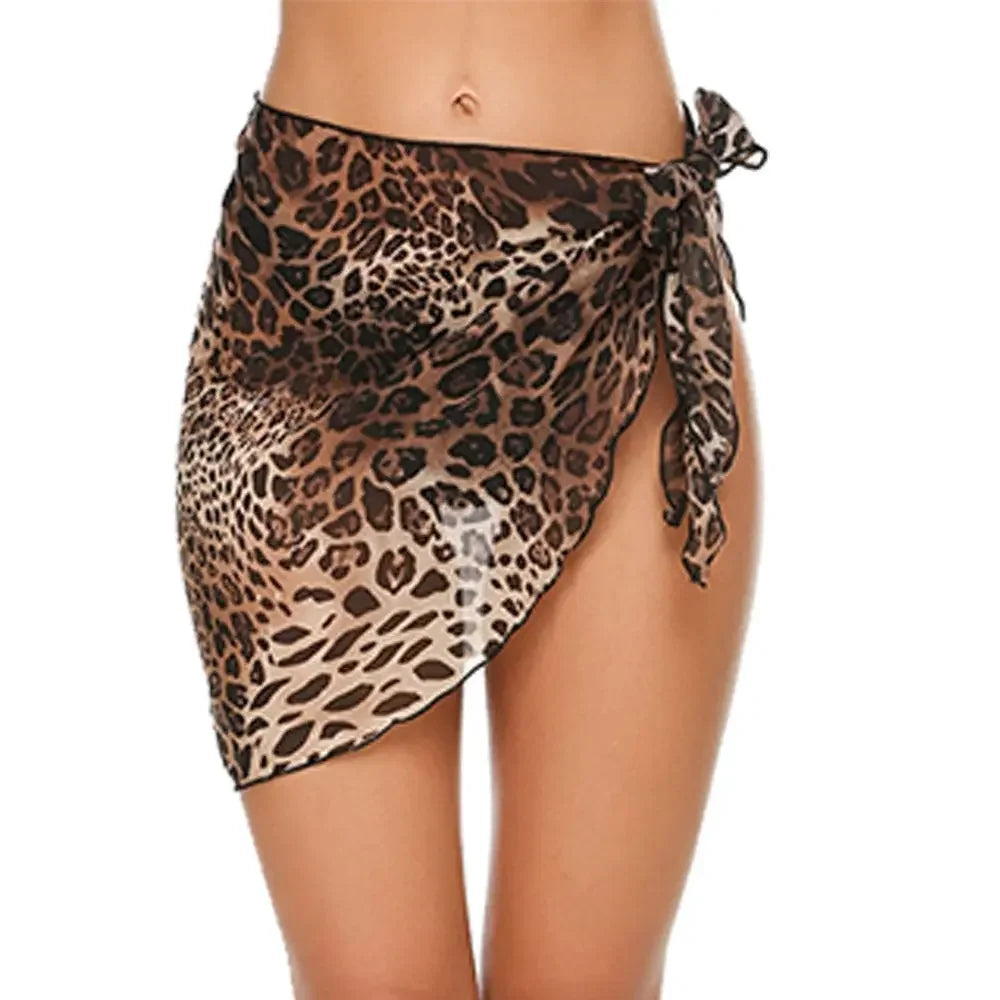 Summer Ruffle Long&Short Sarong Coverups for Women Bathing Suit Wrap Swimsuit Skirt Beach Bikini Cover Up Swimwear