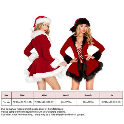 Lady Santa Claus Costume Party LUXLIFE BRANDS