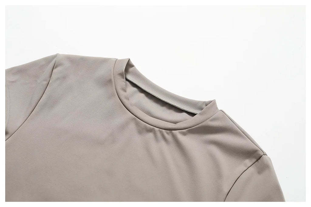 Hearuisavy 2-Piece Yoga Sets Sports Suit Women Fitness Tracksuit Running Workout Shirt Yoga Clothing Quick-Drying Gym Set Women