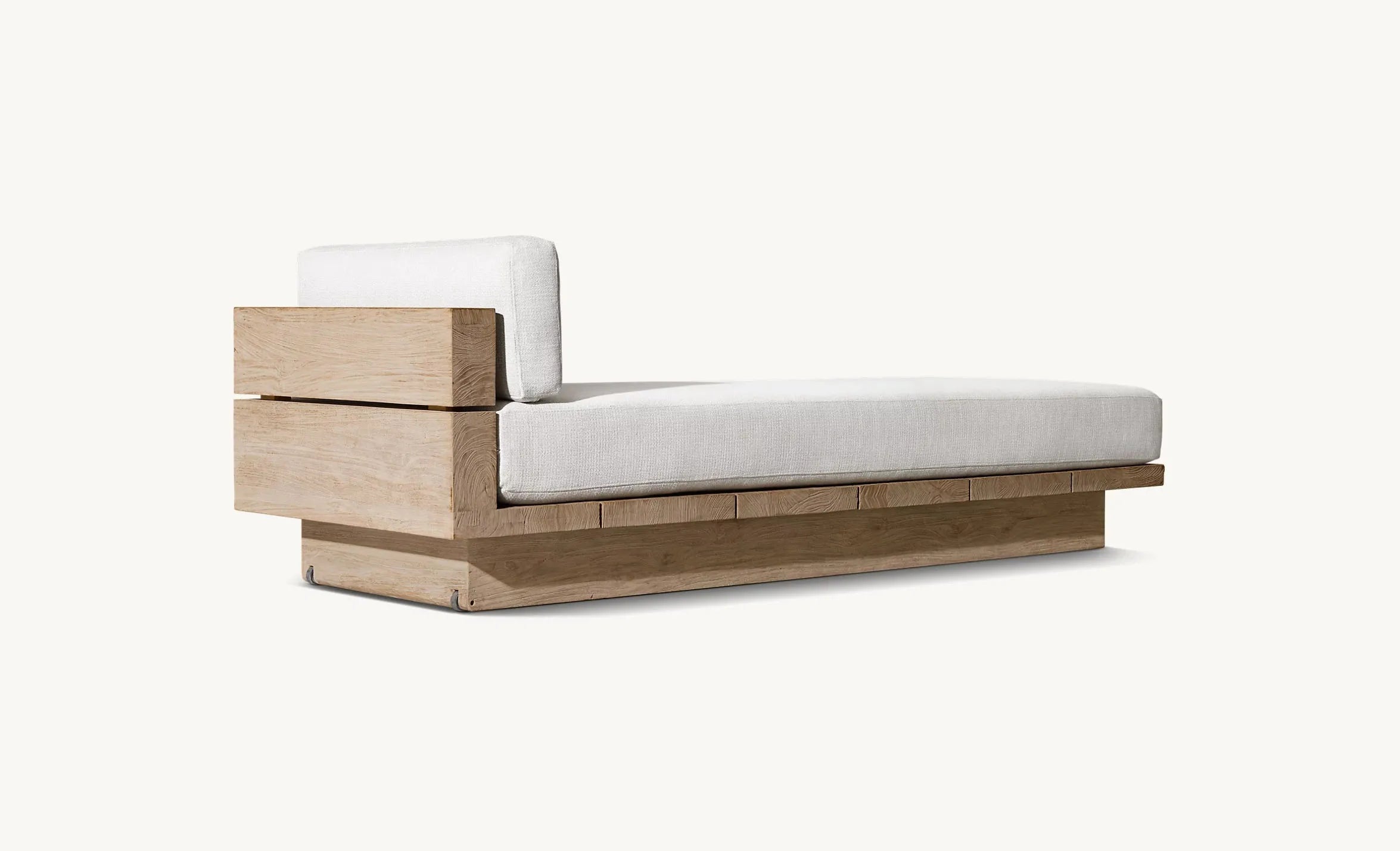 Outdoor Sofa, Creative Garden Courtyard Teak Furniture, Waterproof and Sun-proof, Outdoor Open-air Sofa Set