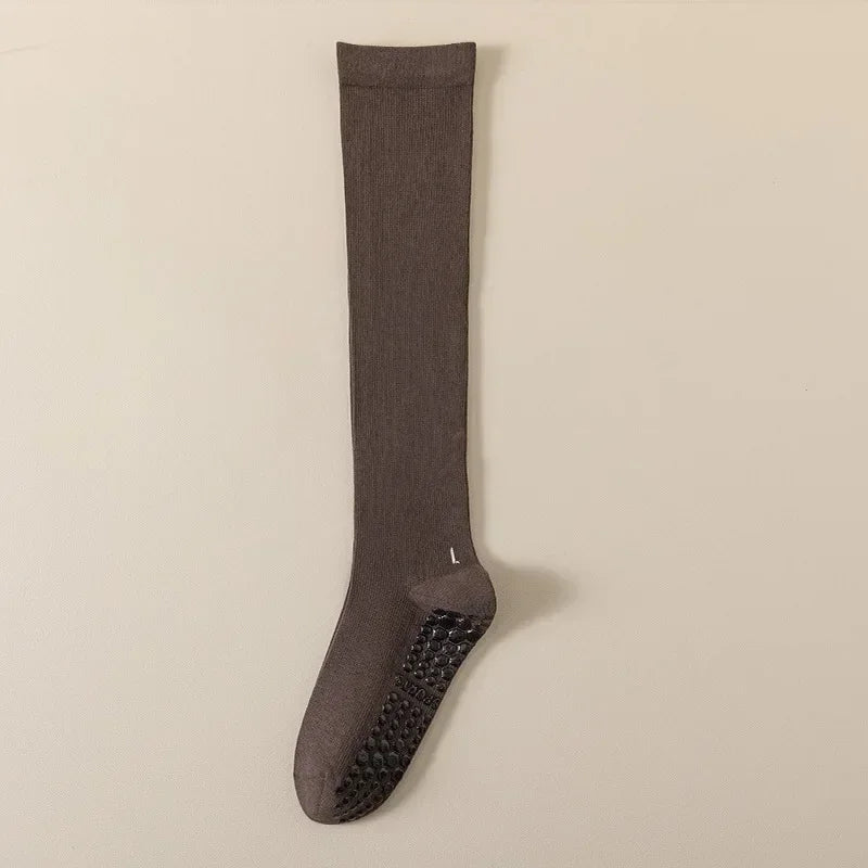 Pilates Cotton Compression Socks Anti Slip