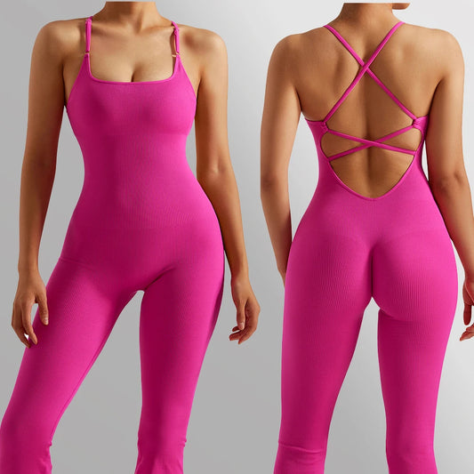 Barbie Wide Leg Fitness Jumpsuit