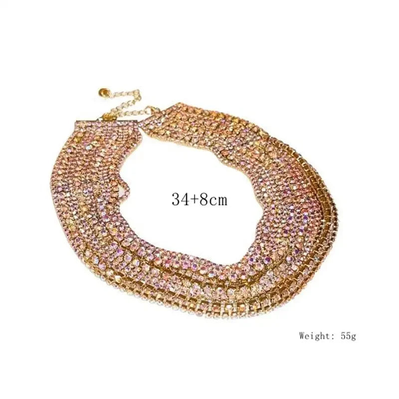 Luxury Crystal Choker Necklace
