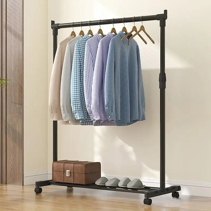 Heavy-Duty Rolling Clothes Rack LUXLIFE BRANDS