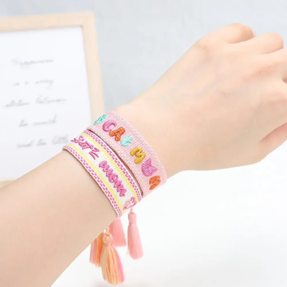 Woven Bracelet For Dog Lovers Cat Lovers Stack Jewelry Gifts For Fur Mama