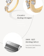 LUX FINE JEWELRY | Moissanite Round Cut 0.8ct D Color VVS1 925 SS Engagement Ring Luxlife Brands
