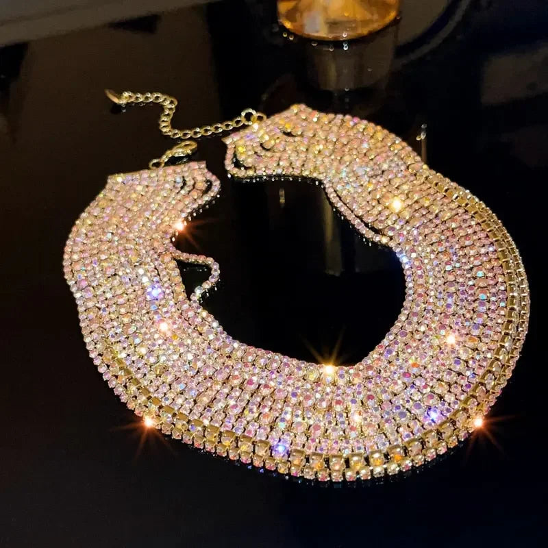 Luxury Crystal Choker Necklace