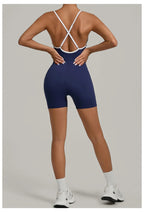 Workout Jumpsuit Sports Overalls Women Rompers Gym Clothing Running Bodysuits Fitness Suits Gym Tracksuit Sportswear Yoga Set Luxlife Brands