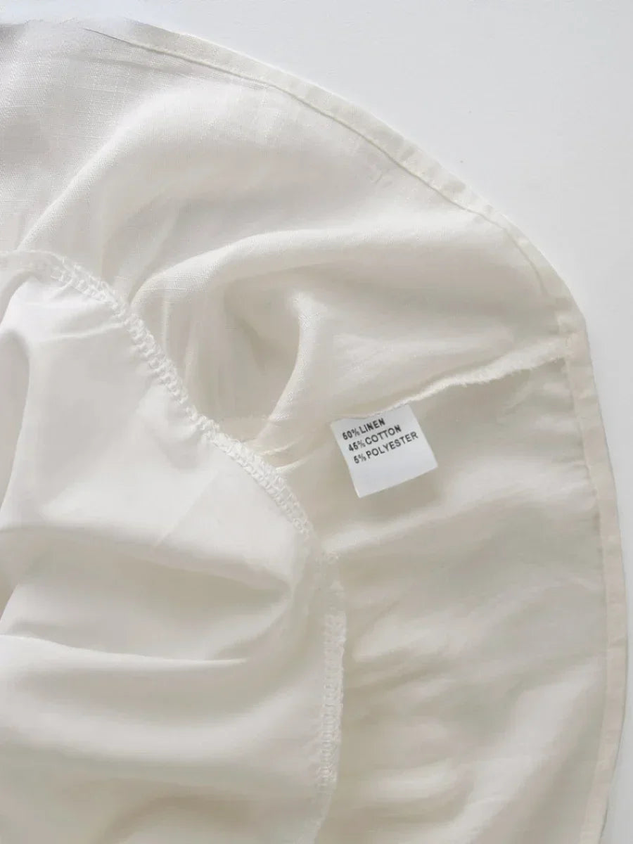 Vintage Linen Summer Dress Luxlife Brands