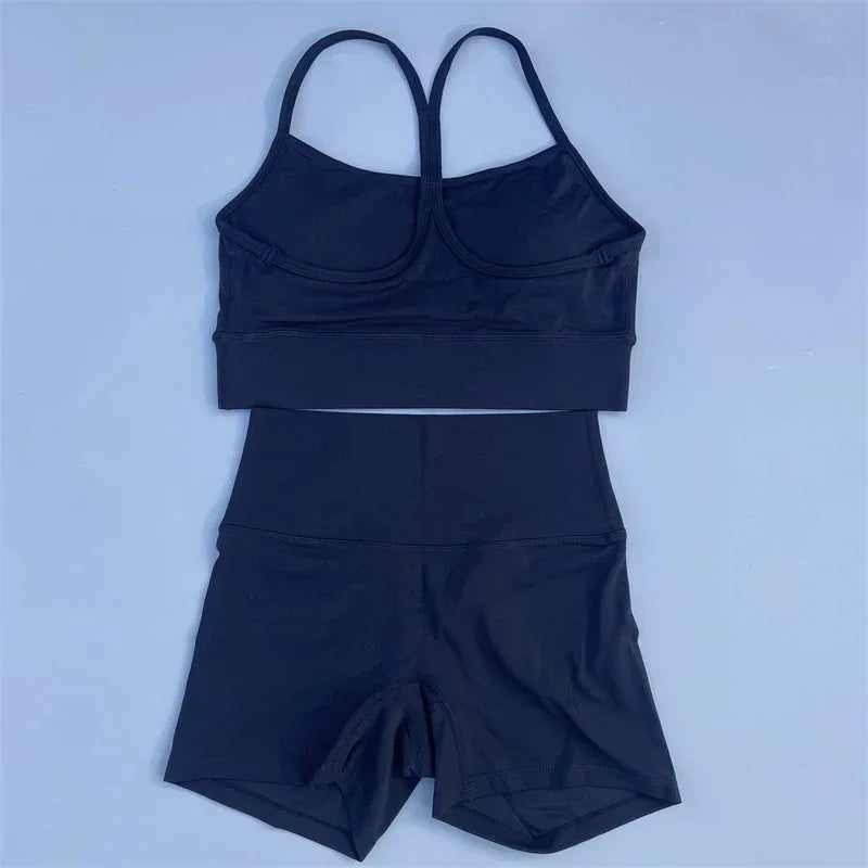 Lightweight Quick Dry Training Bra & Shorts Set