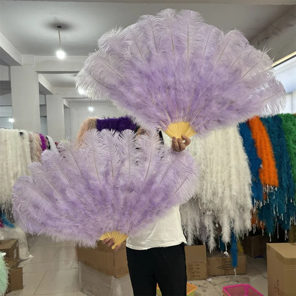 100CM Ostrich Feather Fans
