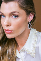 CHARLOTTE FLORAL DROP EARRINGS Flying Tomato