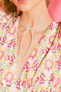 SPRING ROSE PEARL NECKLACE Flying Tomato