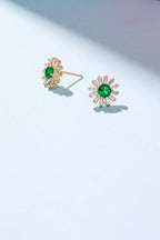 VINTAGE SUNFLOWER EARRINGS Flying Tomato