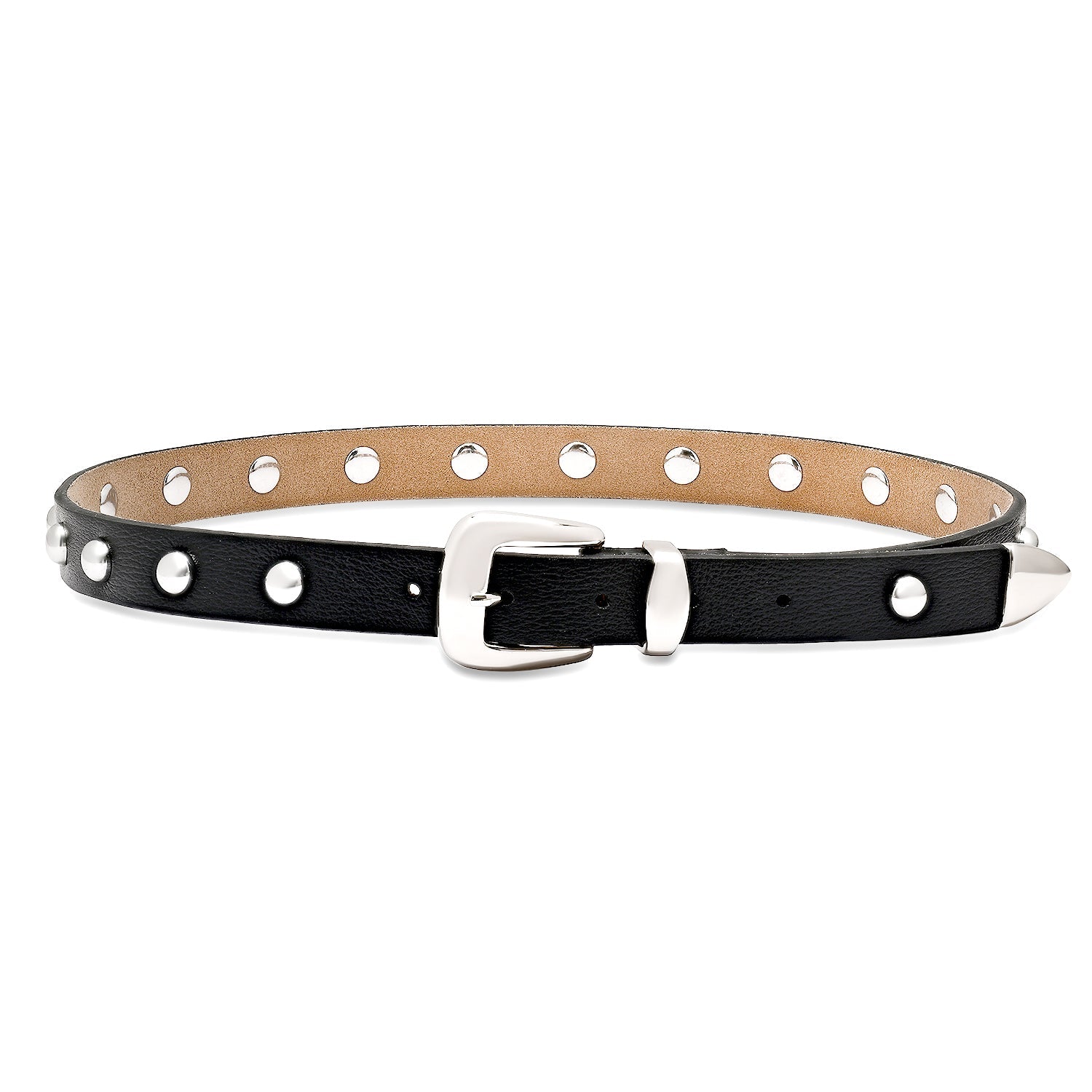 Silverlake Studded Belt Laurel and Gold