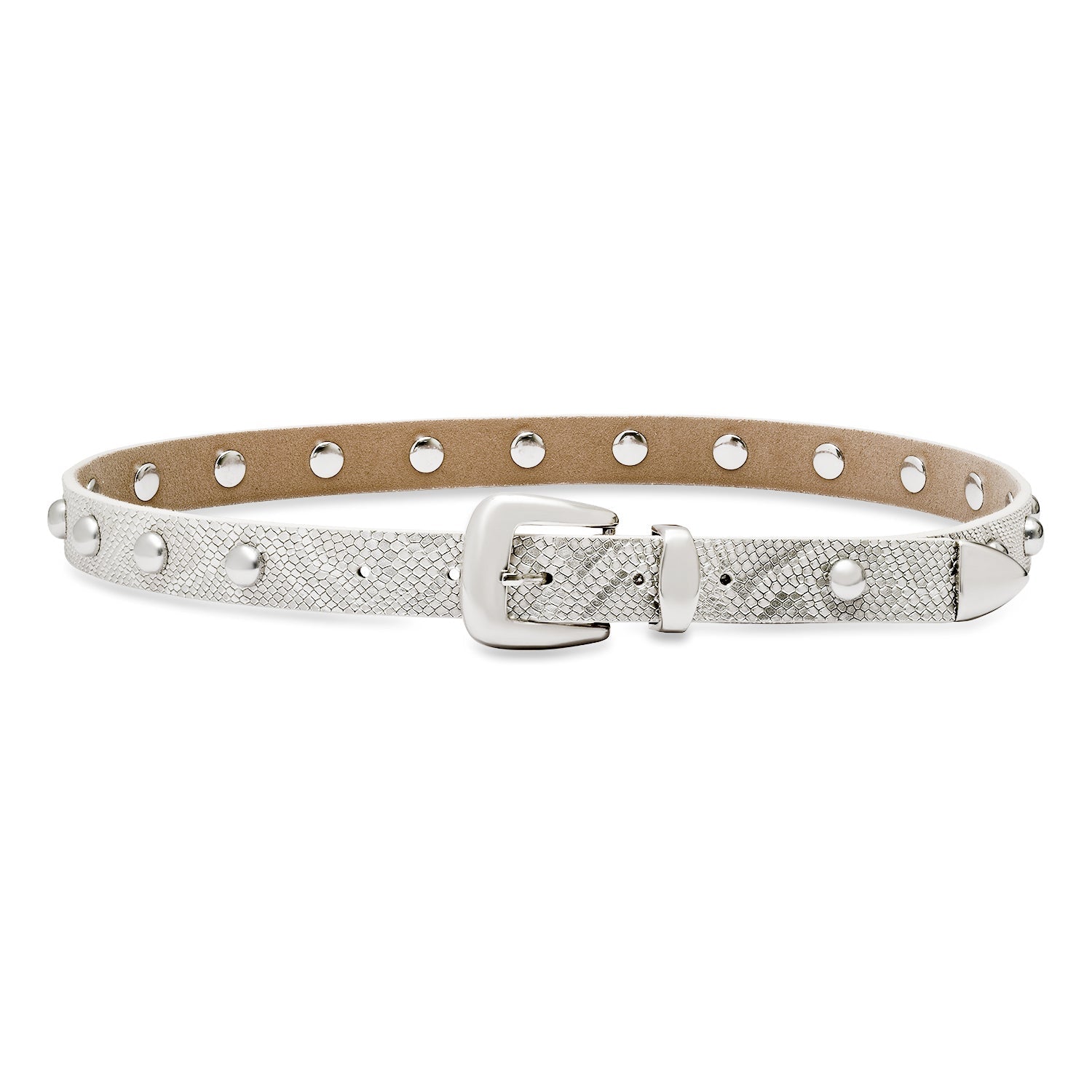Silverlake Studded Belt Laurel and Gold