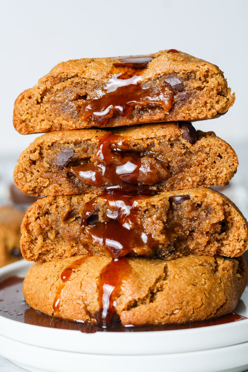 Caramel Stuffed Cookies