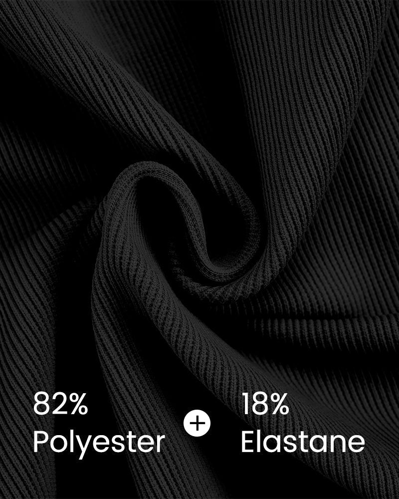 Textured Knot-Front High-Waisted Bikini Set SheCurve