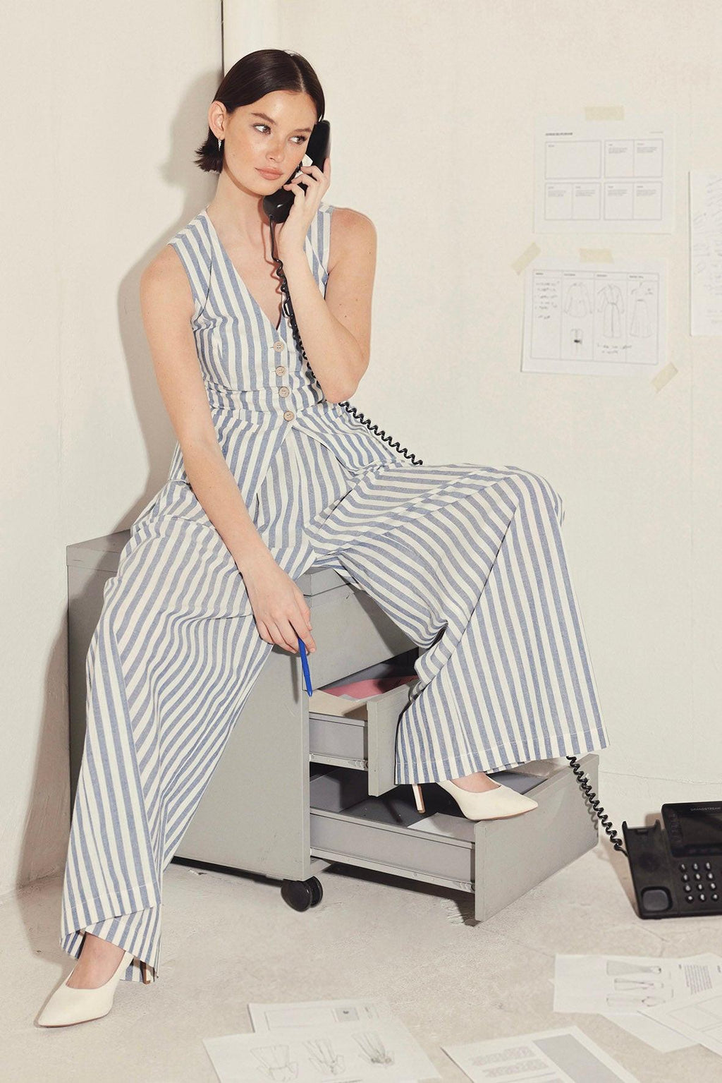 [PREORDER] OCEAN DRIVE RHYTHM WOVEN VEST Flying Tomato