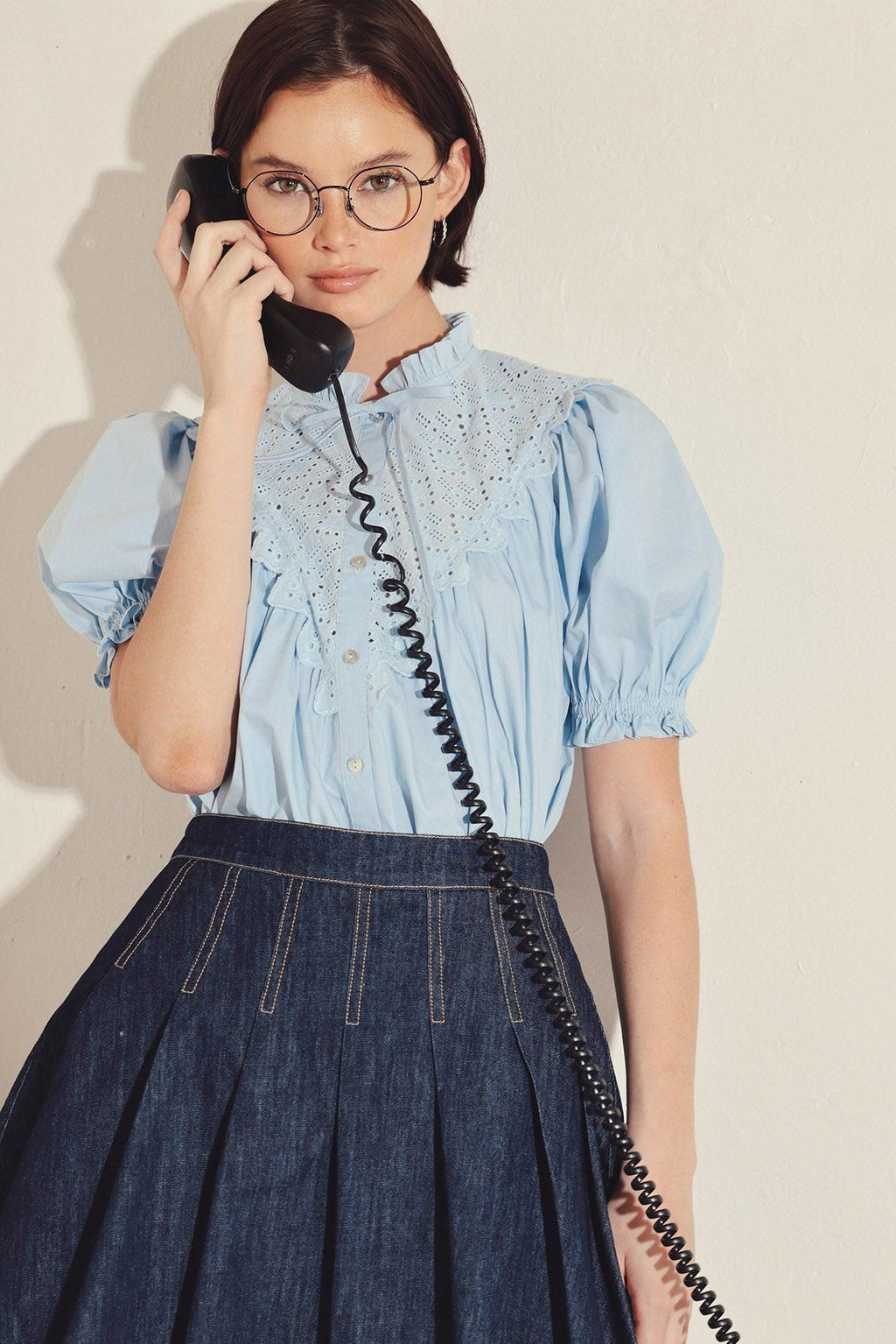 [PREORDER] SWEET NOTE MOMENT WOVEN TOP Flying Tomato