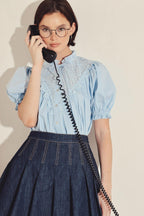[PREORDER] SWEET NOTE MOMENT WOVEN TOP Flying Tomato