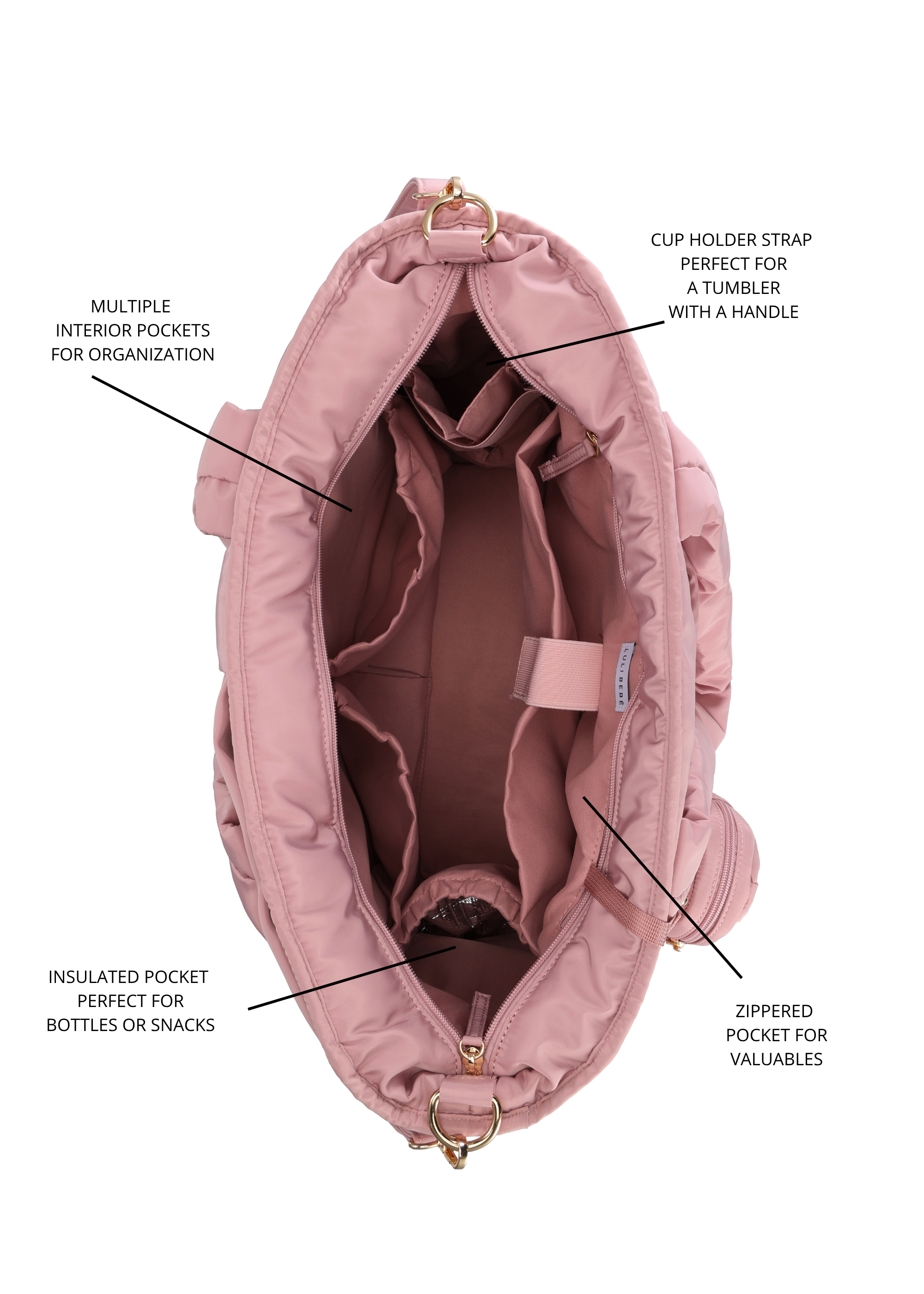 Infinite Diaper Bag - Blush