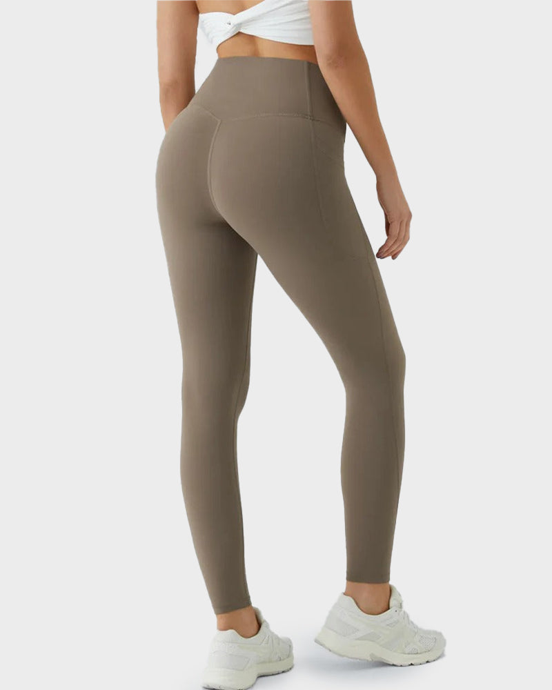 Tummy Control Butt-Lifting Training Leggings with Pockets SheCurve