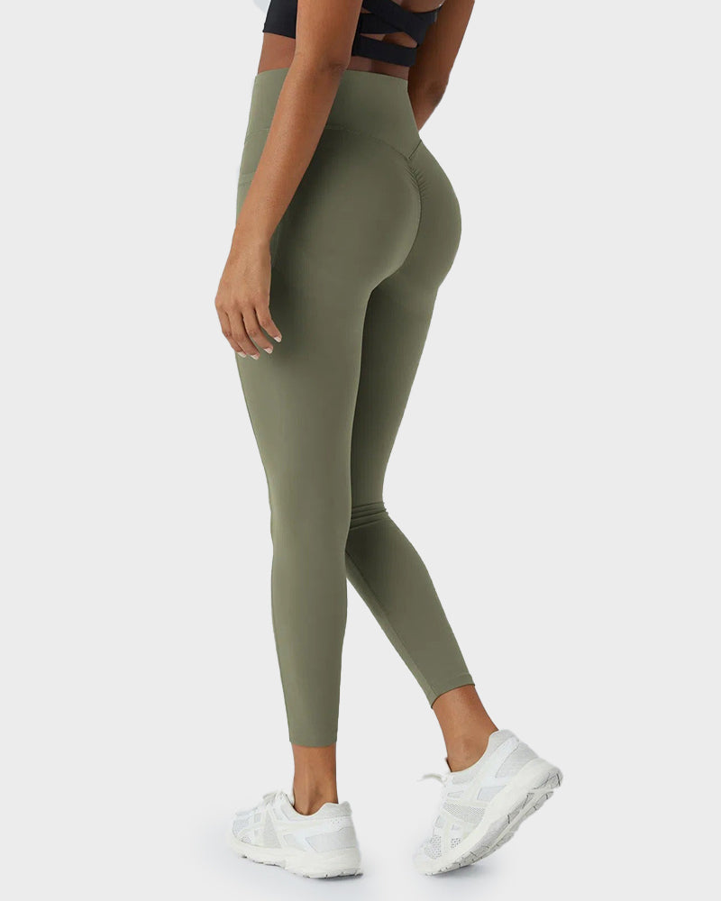 Tummy Control Butt-Lifting Training Leggings with Pockets SheCurve