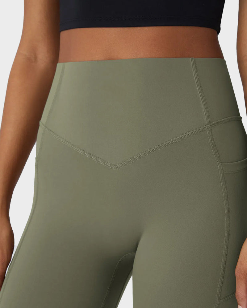 Tummy Control Butt-Lifting Training Leggings with Pockets SheCurve